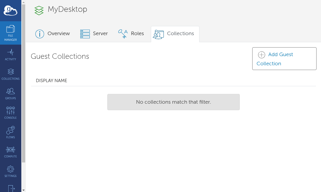 Globus File Manager
